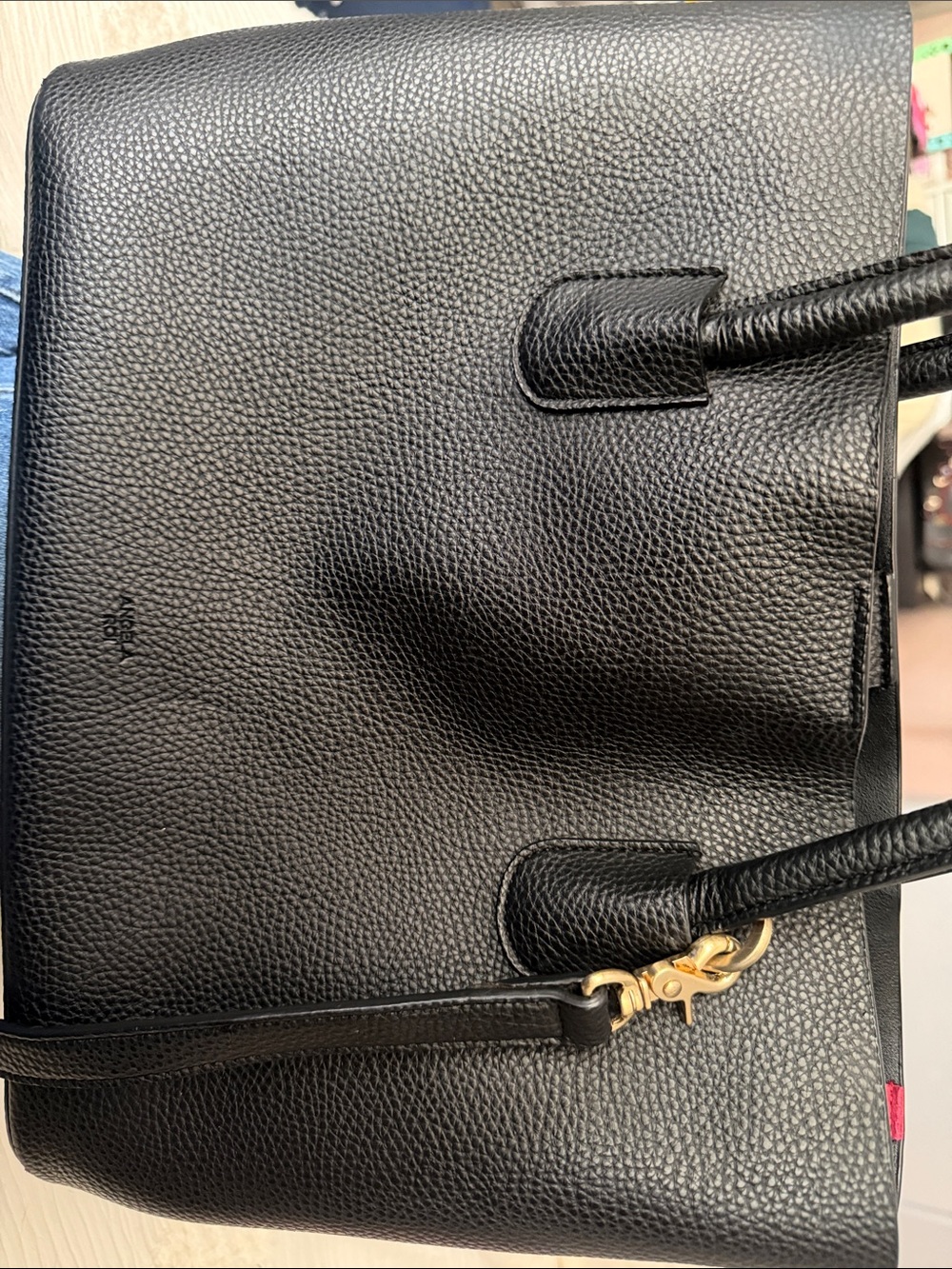 Angela Roi Cher Tote Bag with Gold Hardware - Picture 5 of 5